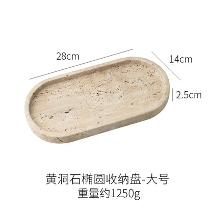 Natural Yellow Cave Stone Incense Burner European Style Marble Oil Burner