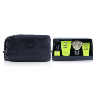 The Art of Shaving Four Elements Bergamot and Neroli Gift Set (Pre-Shave Oil 30mL, Shaving Cream 45mL, After-Shave Balm 30mL, Brush, Razor and Bag)