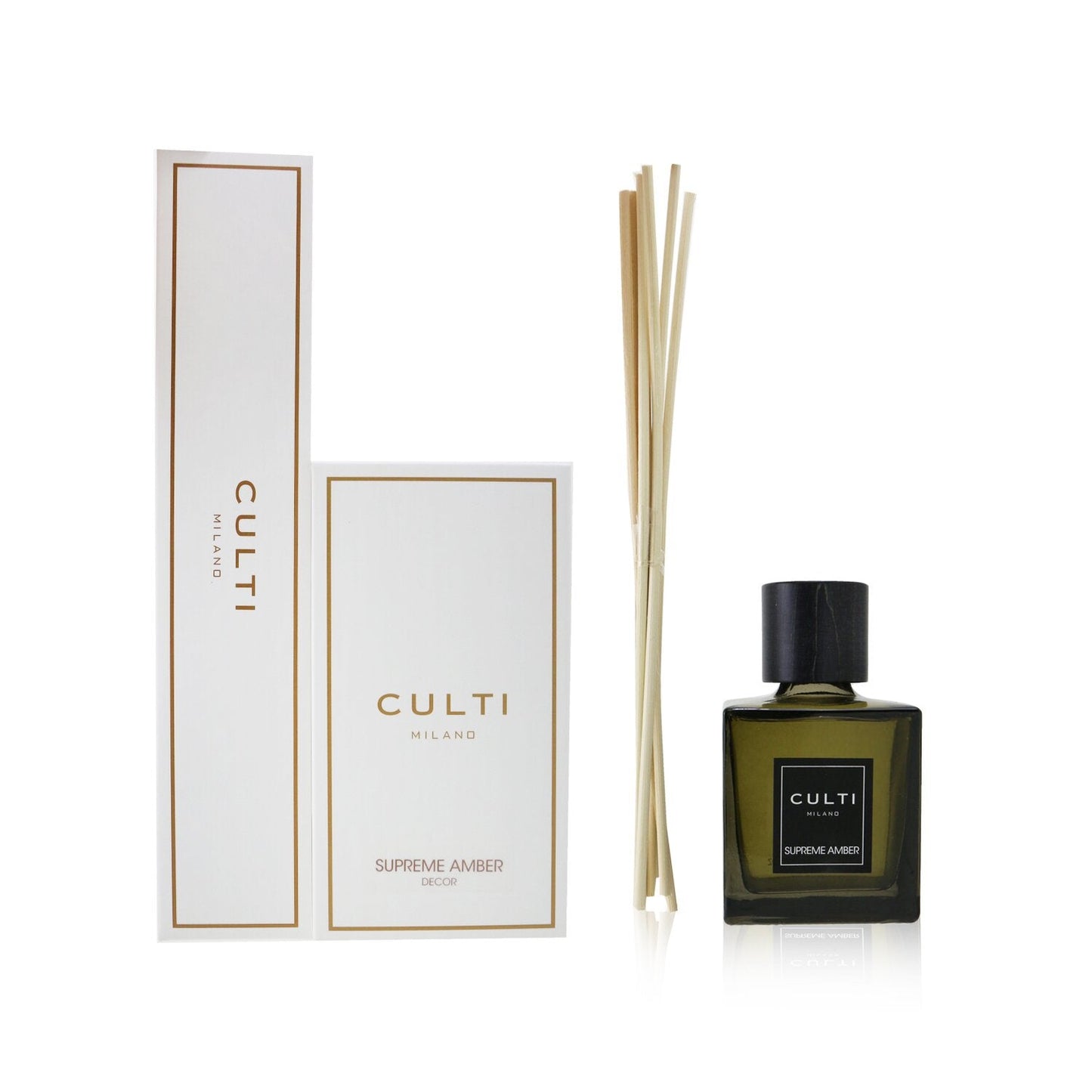 CULTI Milano Decor Reed Diffuser - Supreme Amber 250mL strawberrynet alternate / packaging view