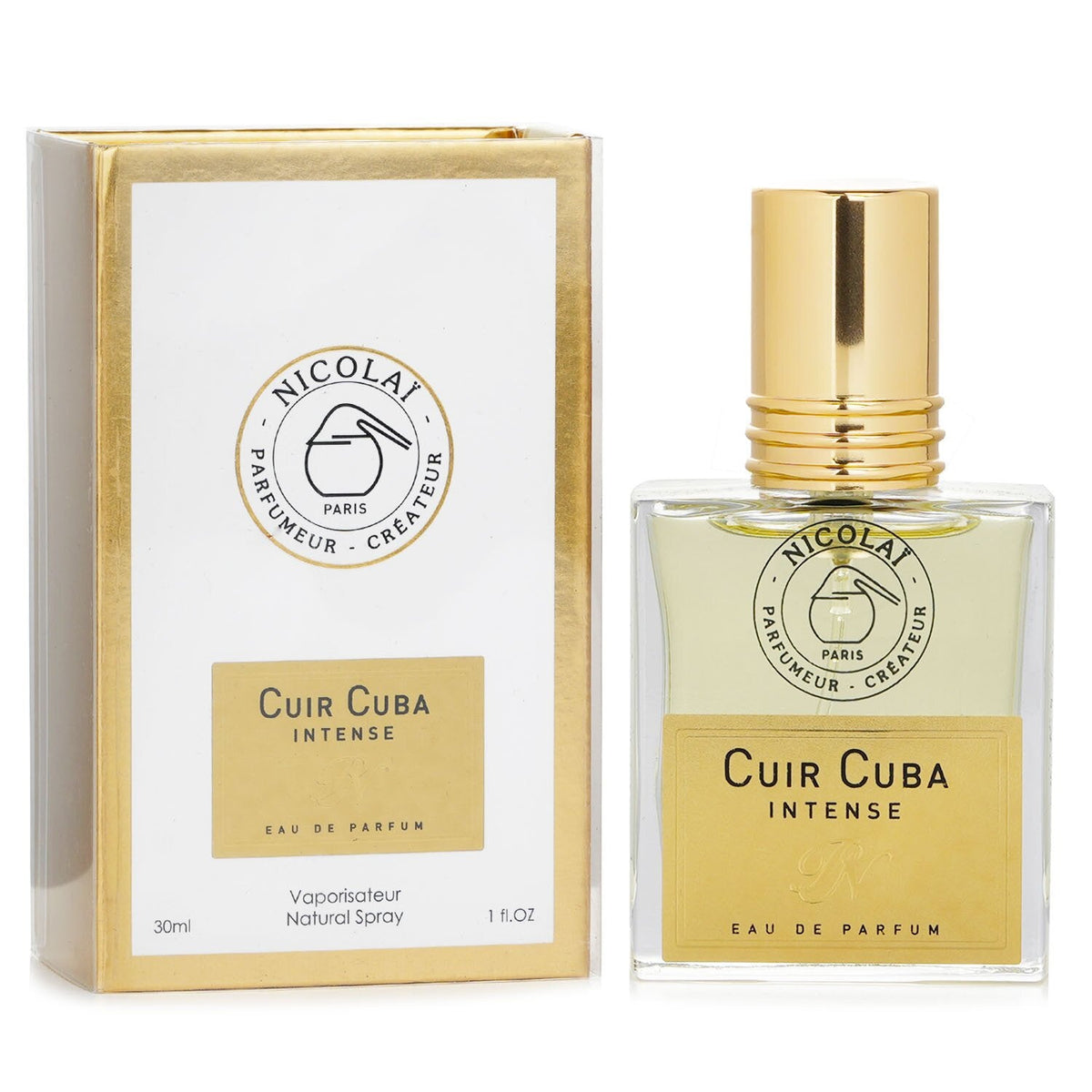 Nicolai Cuir Cuba Intense Eau de Parfum 30mL strawberrynet alternate / packaging view