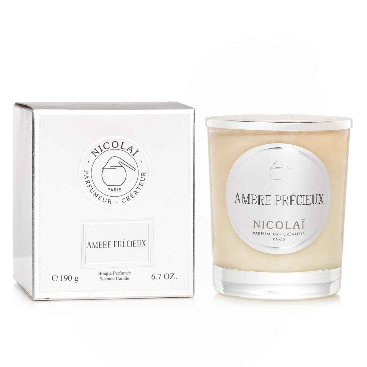 Nicolai Ambre Précieux Scented Candle 190g