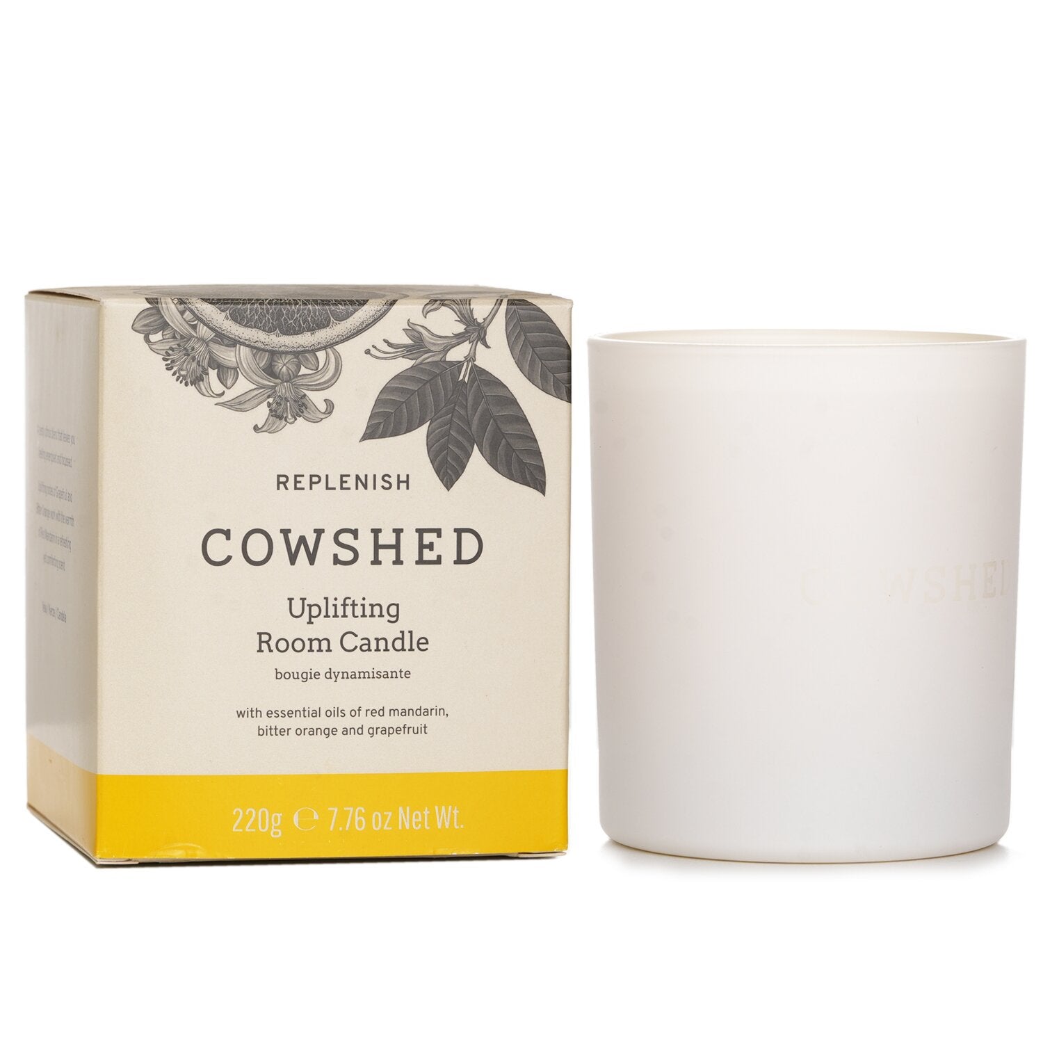 Cowshed Candle - Replenish 220g strawberrynet alternate / packaging view