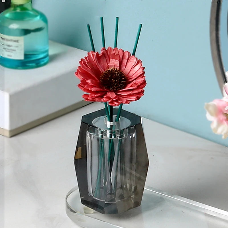 European Light Luxury Crystal Glass Diffuser Bottle