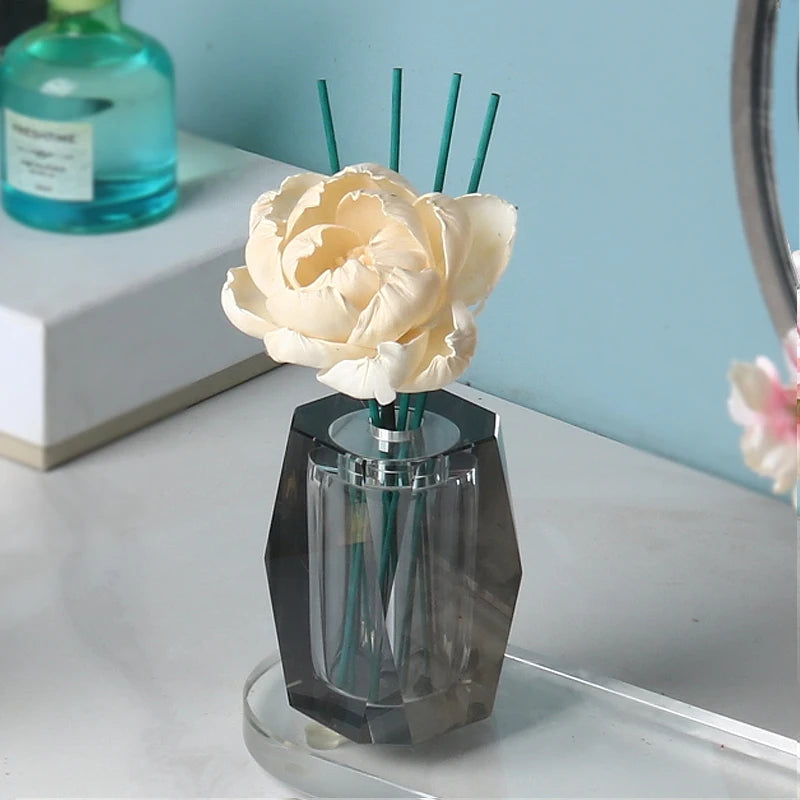 European Light Luxury Crystal Glass Diffuser Bottle