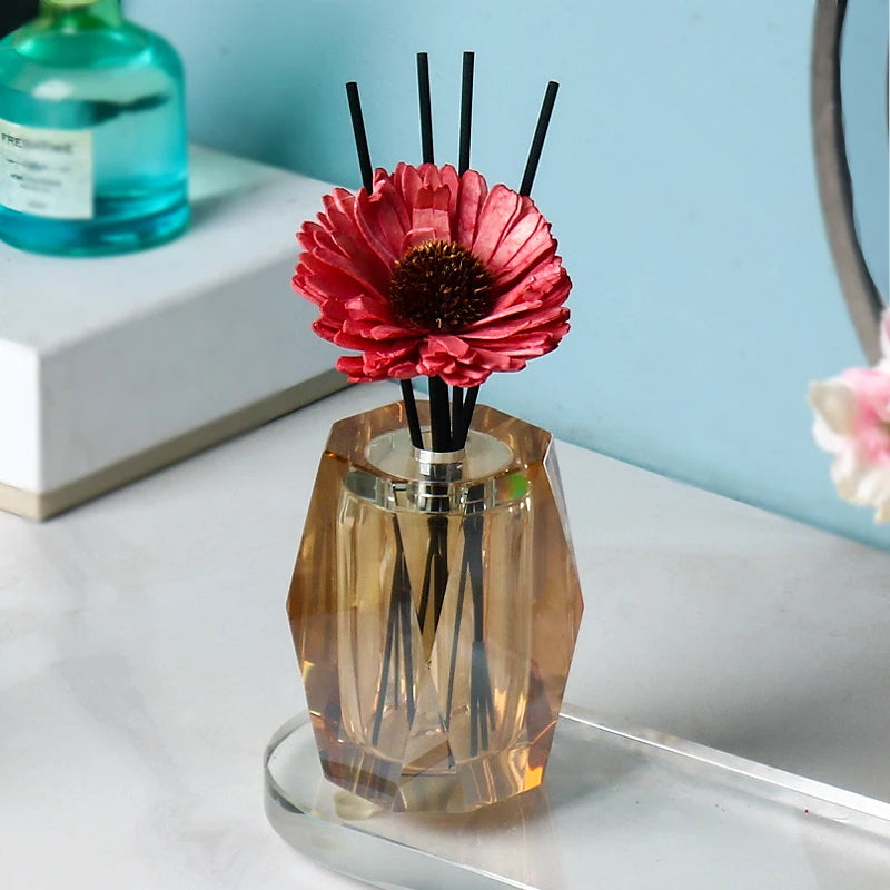 European Light Luxury Crystal Glass Diffuser Bottle