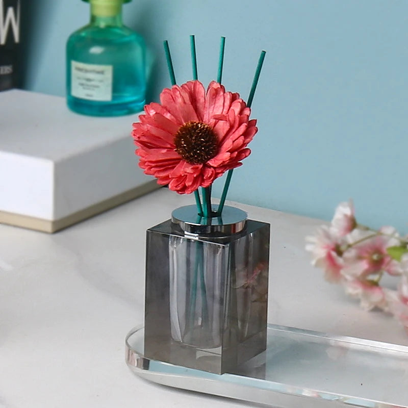 European Light Luxury Crystal Glass Diffuser Bottle