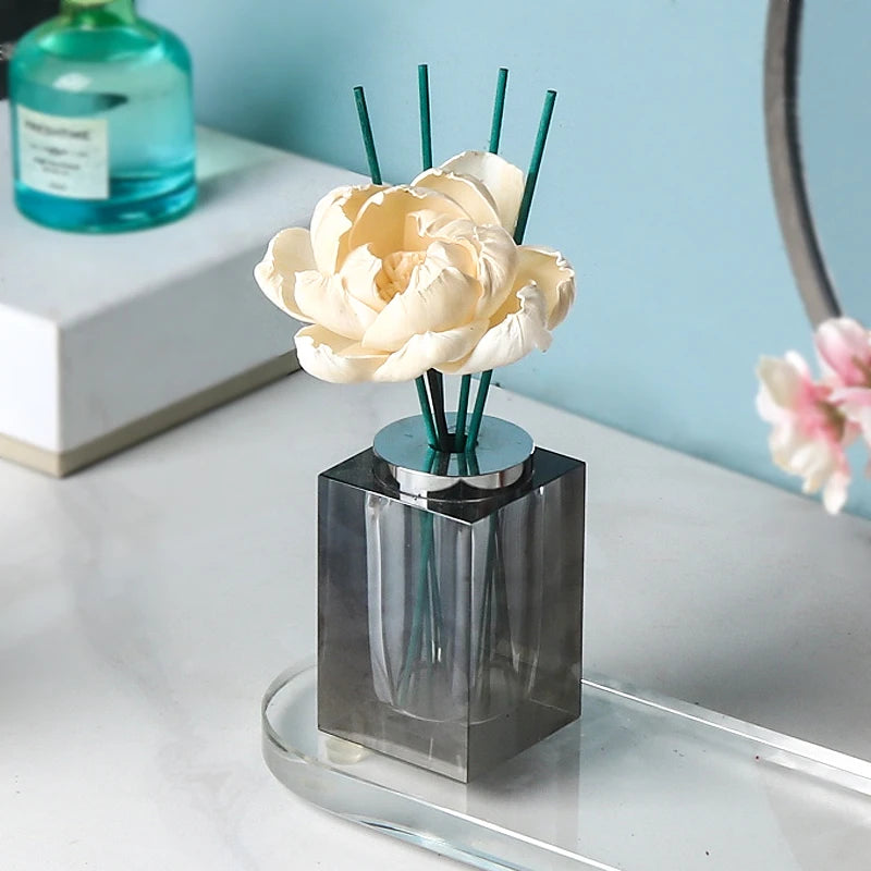 European Light Luxury Crystal Glass Diffuser Bottle