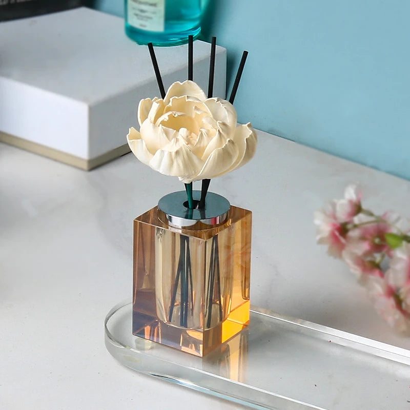 European Light Luxury Crystal Glass Diffuser Bottle