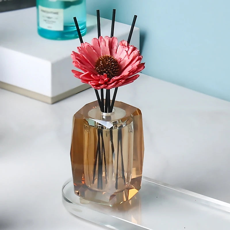 European Light Luxury Crystal Glass Diffuser Bottle
