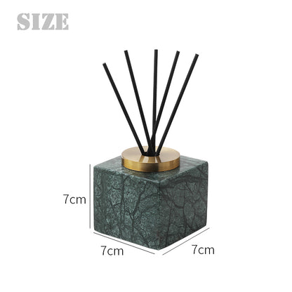 Nordic Marble Aromatherapy Bottle — Minimalist Stone Diffuser Decor Reed Diffuser