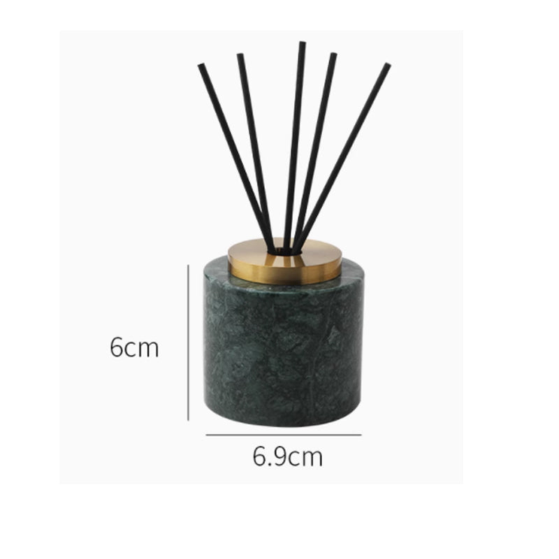 Nordic Marble Aromatherapy Bottle — Minimalist Stone Diffuser Decor Reed Diffuser