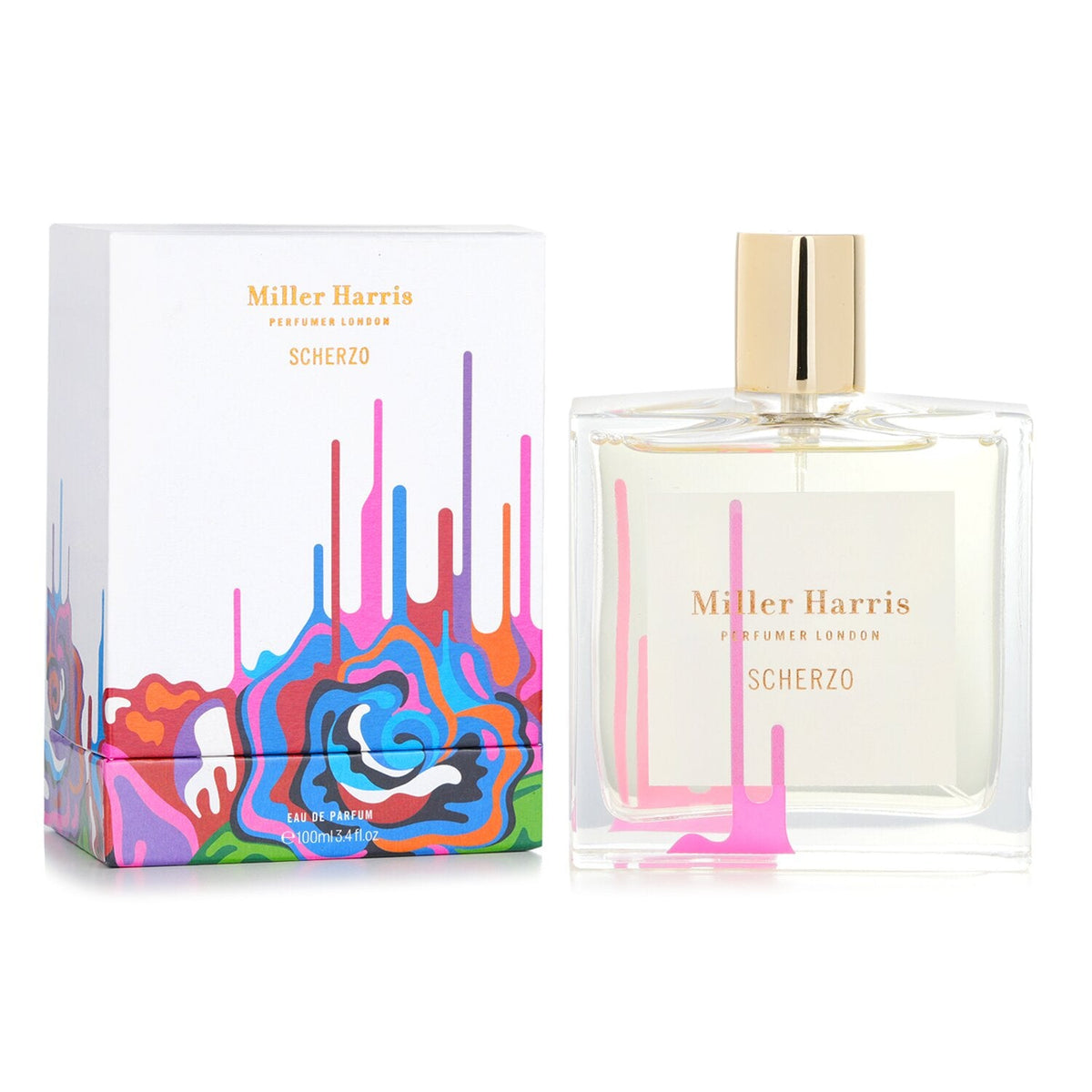 Miller Harris Scherzo Eau de Parfum 100mL strawberrynet alternate / packaging view