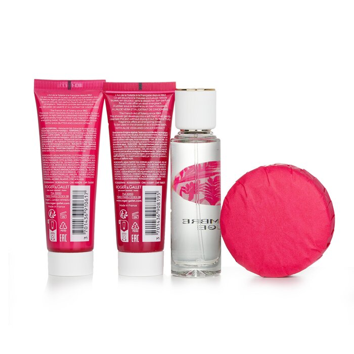 Roger & Gallet Gingembre Rouge Wellbeing Gift Set 4pc additional supplier image 3