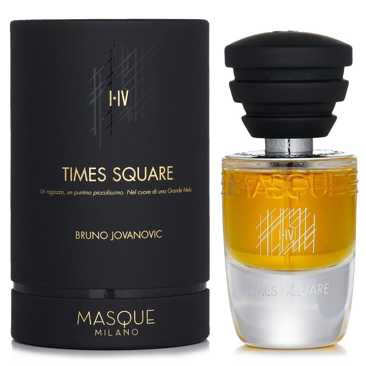 Masque Milano Times Square Eau de Parfum 35mL bottle and box