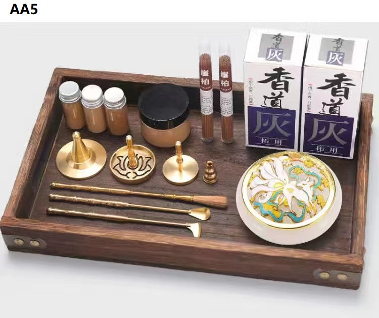 Brass Incense Burner Set