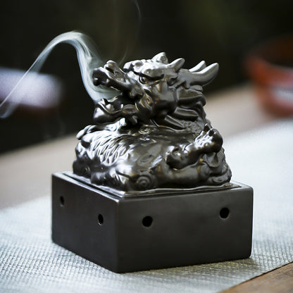 Ceramic Jade Seal Incense Burner Zen Meditation Aroma Diffuser
