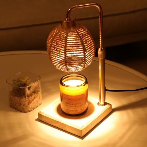 Retro Linen Takraw Ball Aromatherapy Lamp — Wax Melt Warmer - The Gift Company