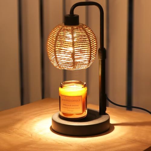 Retro Linen Takraw Ball Aromatherapy Lamp — Wax Melt Warmer - The Gift Company