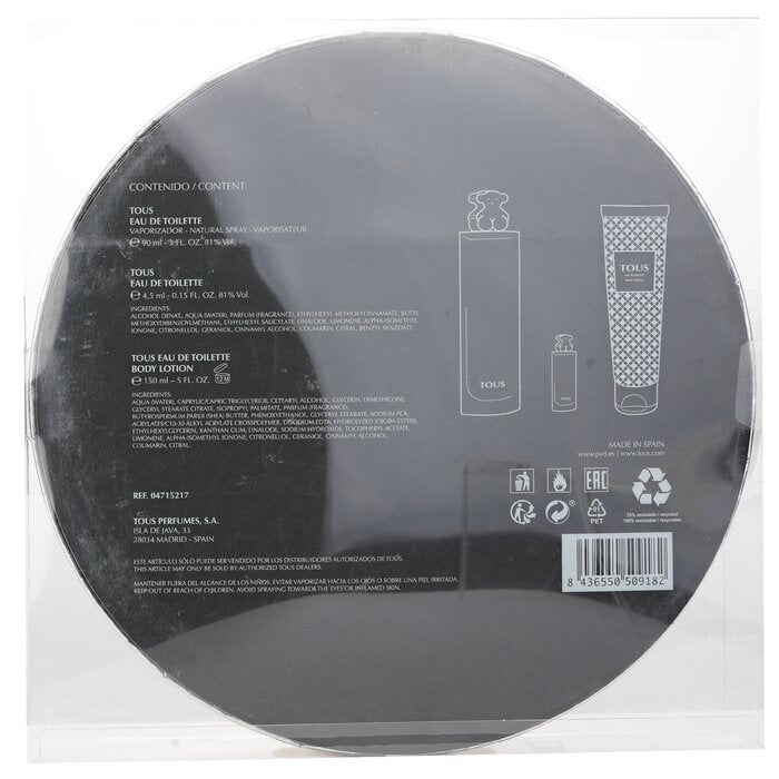 Tous Eau de Toilette Gift Set 90mL + 4.5mL Miniature + 150mL Body Lotion additional product image 3