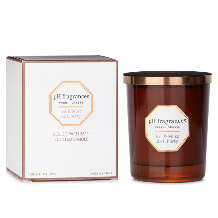 pH fragrances Iris & Musc Scented Candle 180g - product view 2