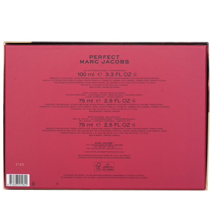 Marc Jacobs Perfect Eau de Parfum Gift Set 100mL + Lotion + Shower Gel additional product image 3