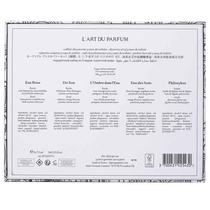 Diptyque Discovery Set 5 x 7.5mL