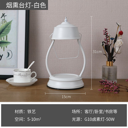 Retro Black Candle Warmer Lamp for Bedroom & Living Room