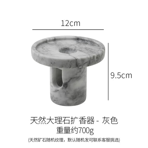Marble Essential Oil Burner & Wax Warmer for Home Décor