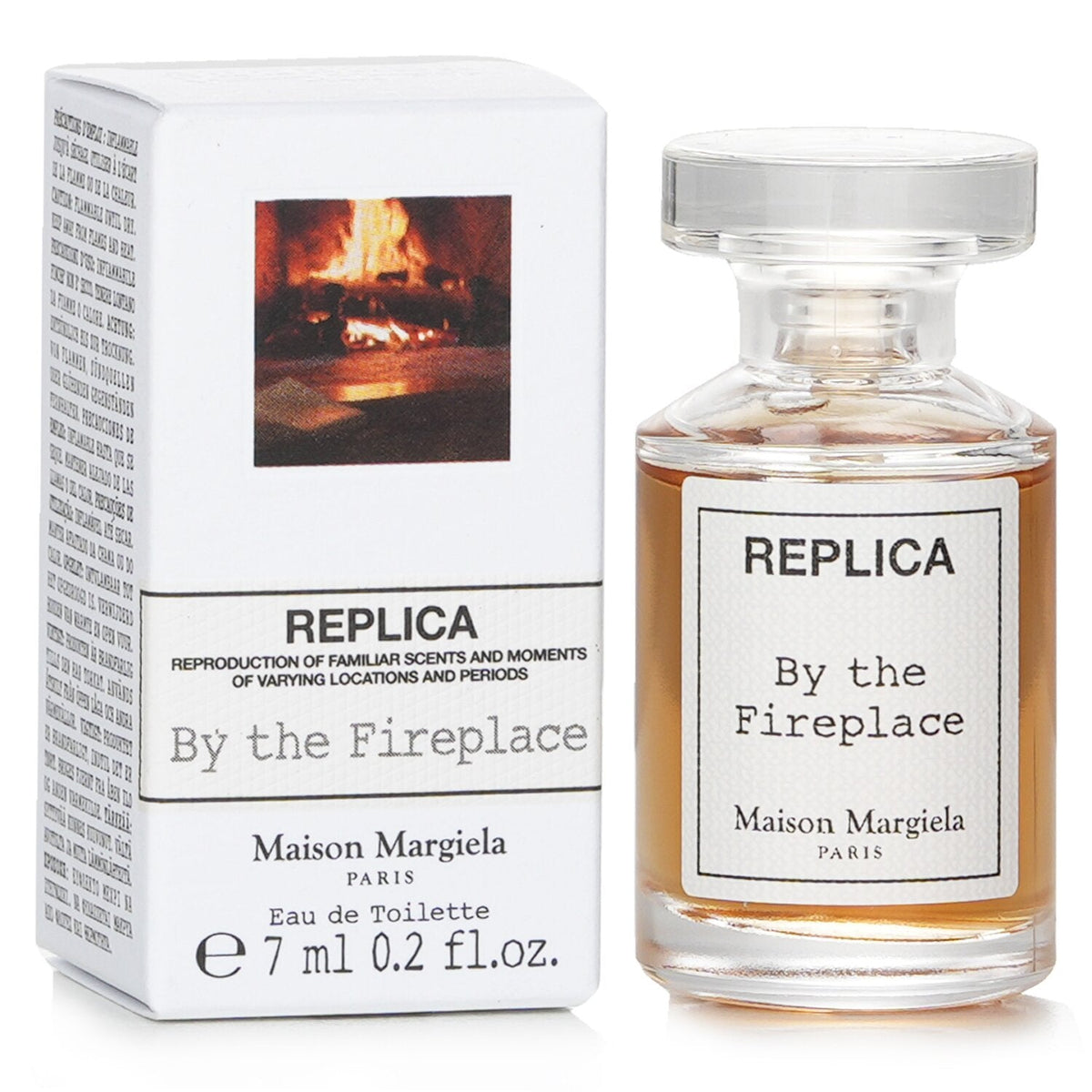 Maison Margiela Replica By the Fireplace Eau de Toilette Miniature 7mL alternate packaging and product image