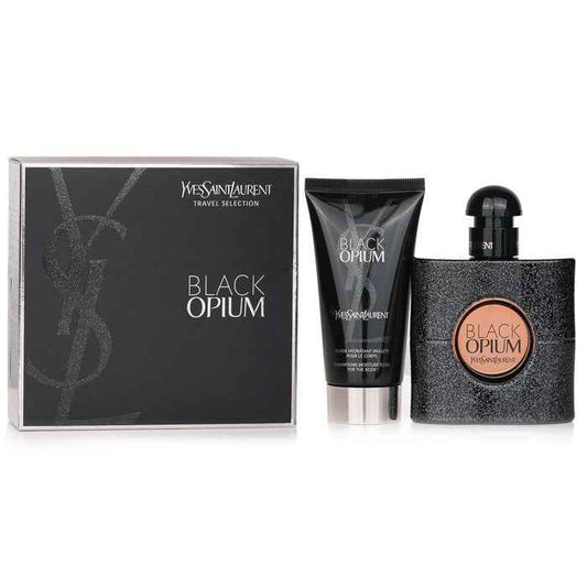 Yves Saint Laurent Black Opium Eau de Parfum Travel Gift Set 50mL + 50mL Body Fluid