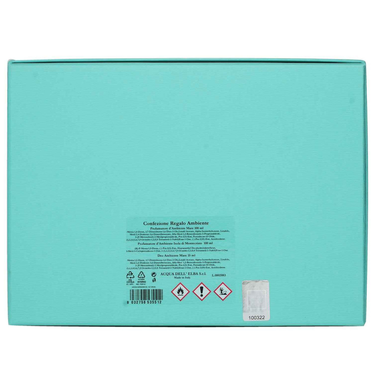 Acqua dell'Elba Scatola Regalo Home Scent Coffret - Mare &amp; Montecristo 3pcs