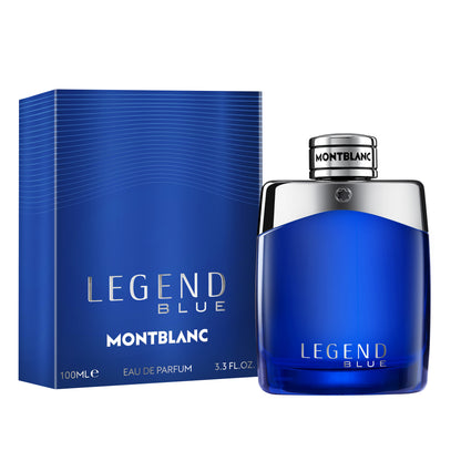 Montblanc Legend Blue Eau de Parfum 100mL bottle and box