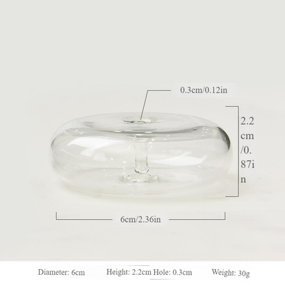 Minimalist Glass Incense Holder for Sticks - The Gift Company
