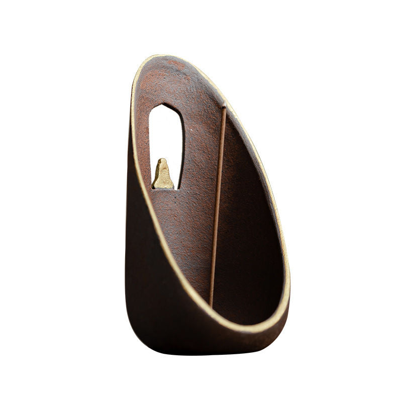 Ceramic Thread Incense Burner with Tray - The Gift Company