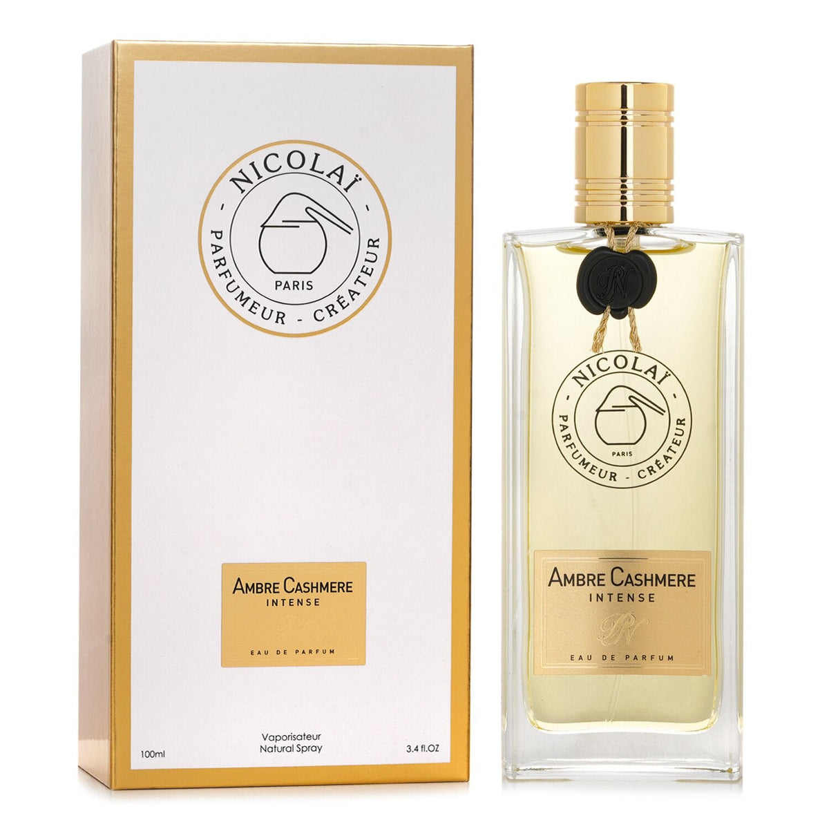 Nicolai Ambre Cashmere Intense Eau de Parfum 100mL strawberrynet alternate / packaging view