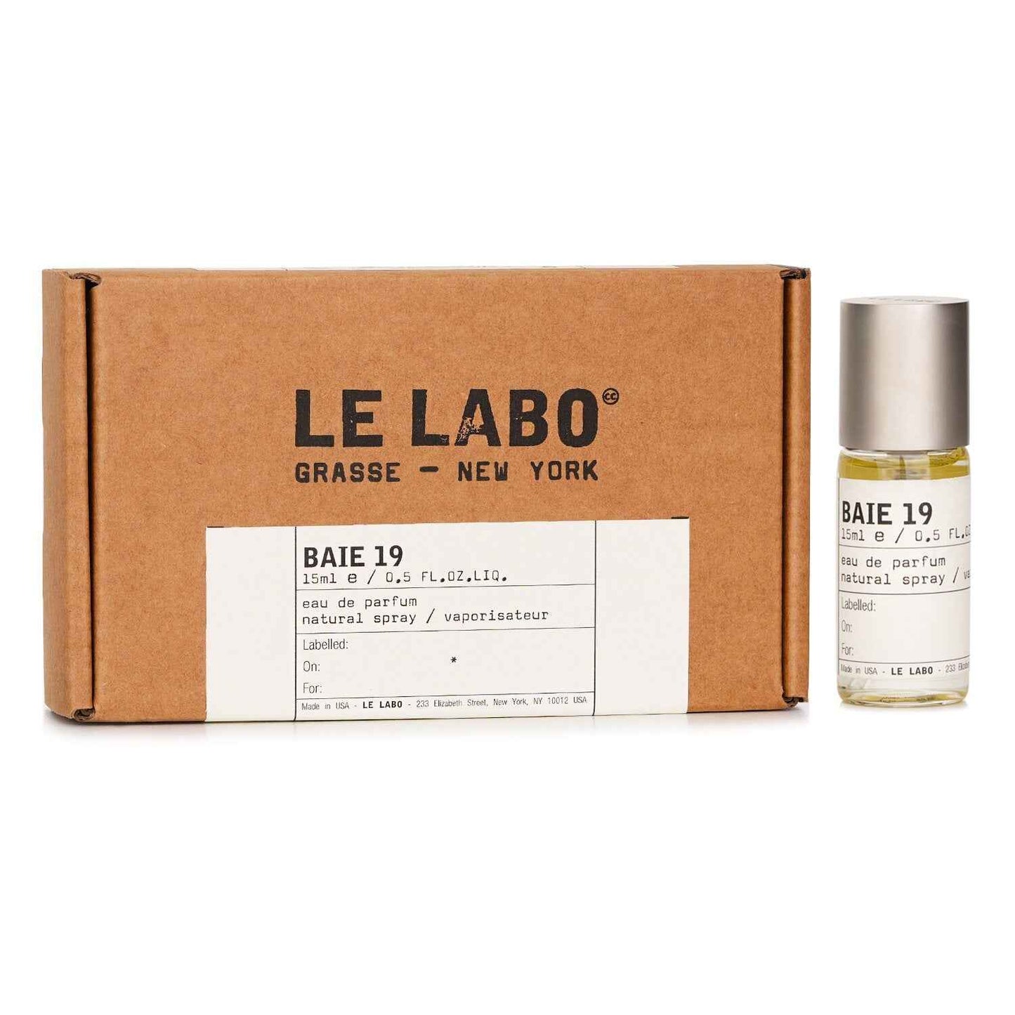 Le Labo Baie 19 Eau de Parfum 15mL