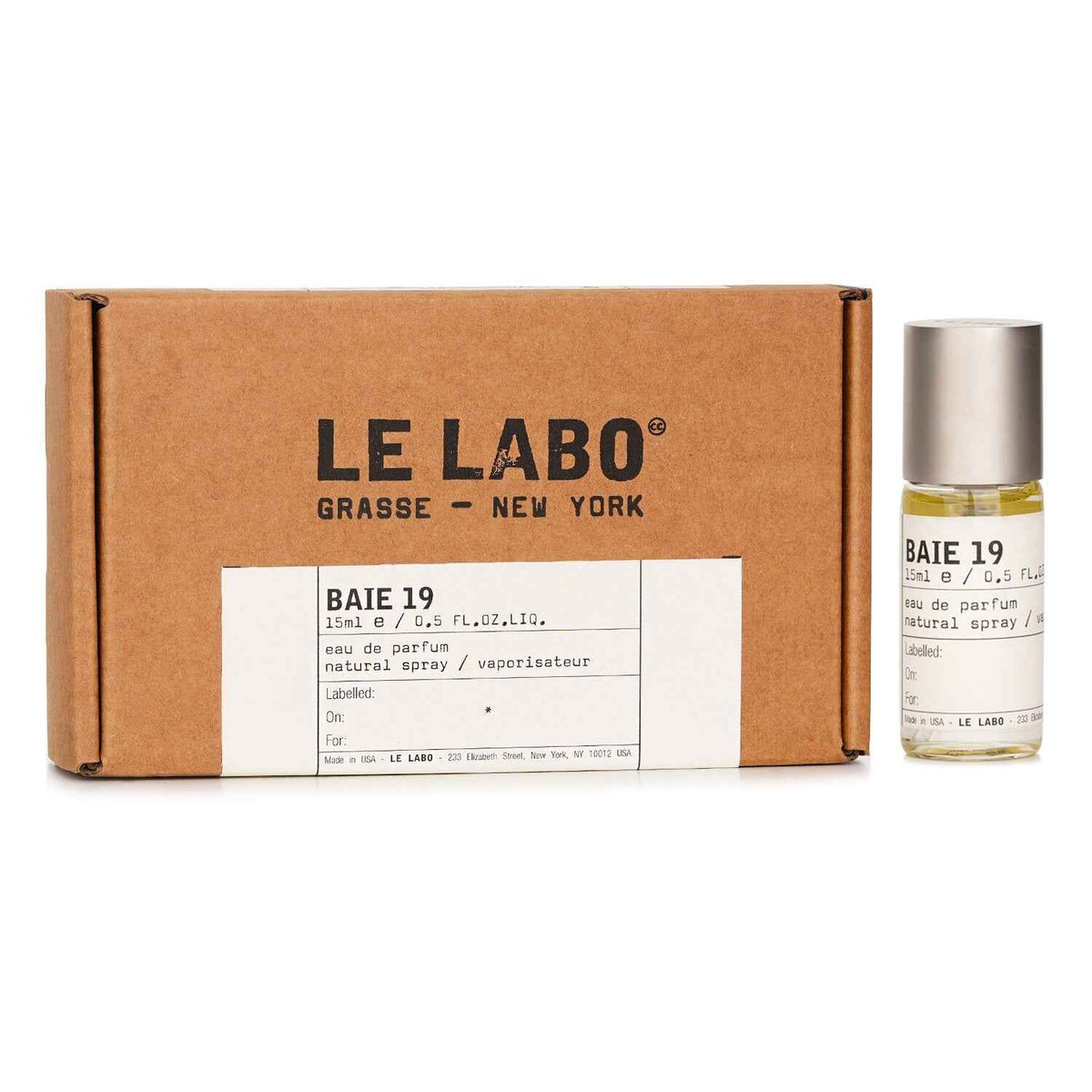 Le Labo Baie 19 Eau de Parfum 15mL