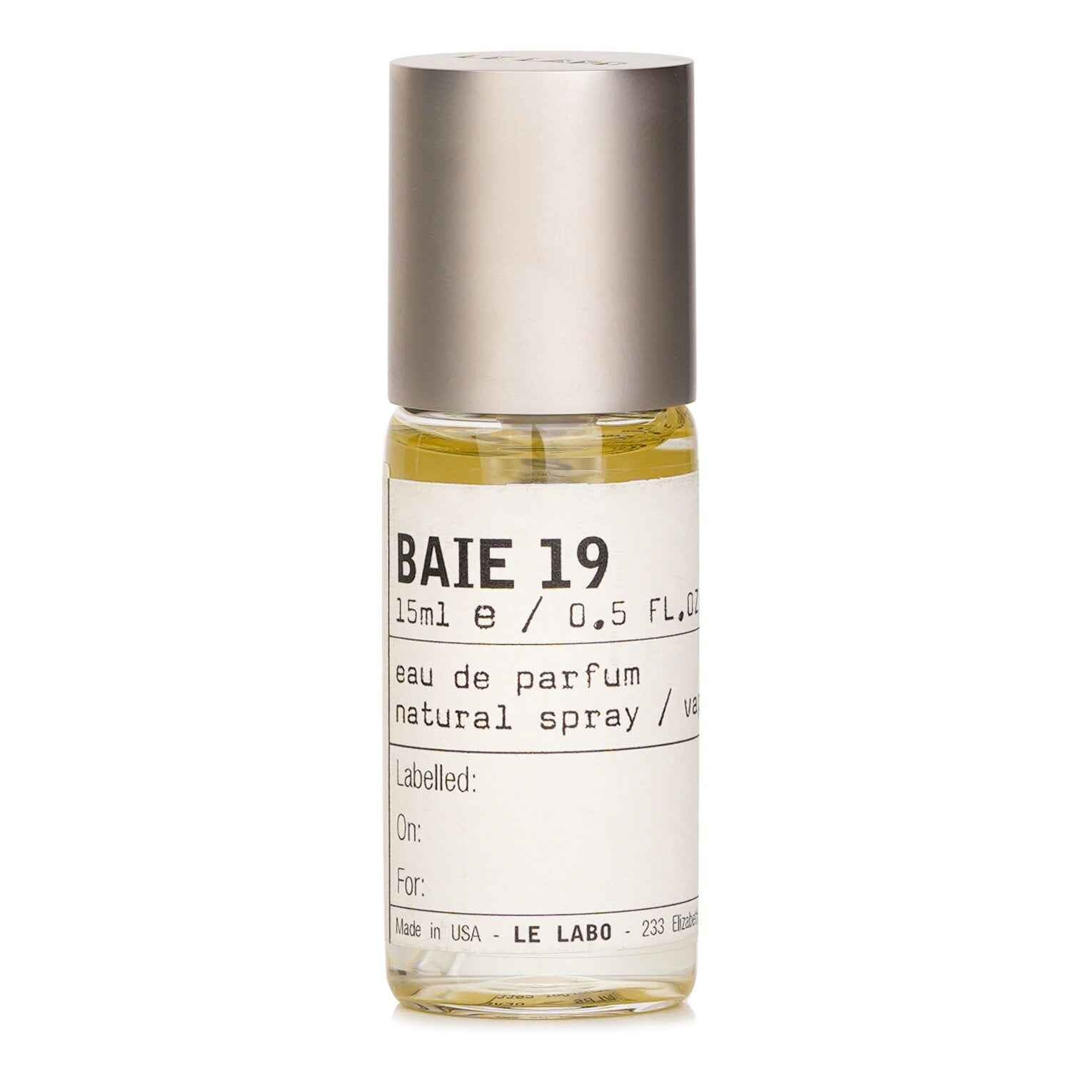 Le Labo Baie 19 Eau de Parfum 15mL