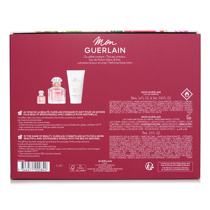 Guerlain Mon Guerlain Eau de Parfum Gift Set 50mL + 5mL + 75mL Body Lotion additional supplier image 3