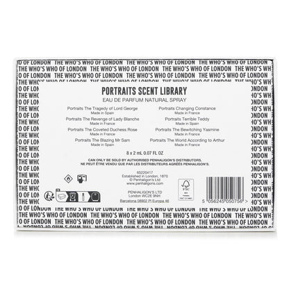 Penhaligon's Portraits Scent Library packaging and fragrances