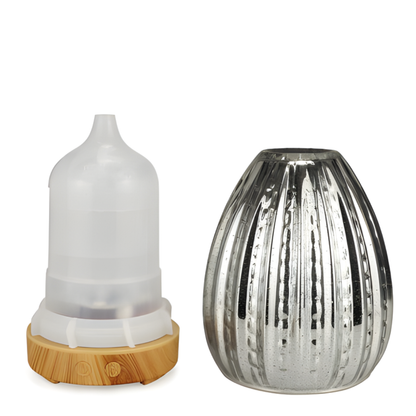 New 3D Glass Aromatherapy Machine Colorful LED 100ml 5V Essential Oil Diffuser Air Humidifier Home Creative Pattern