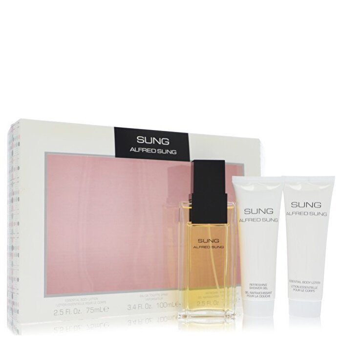 Alfred Sung Gift Set 100mL EDT body lotion and shower gel
