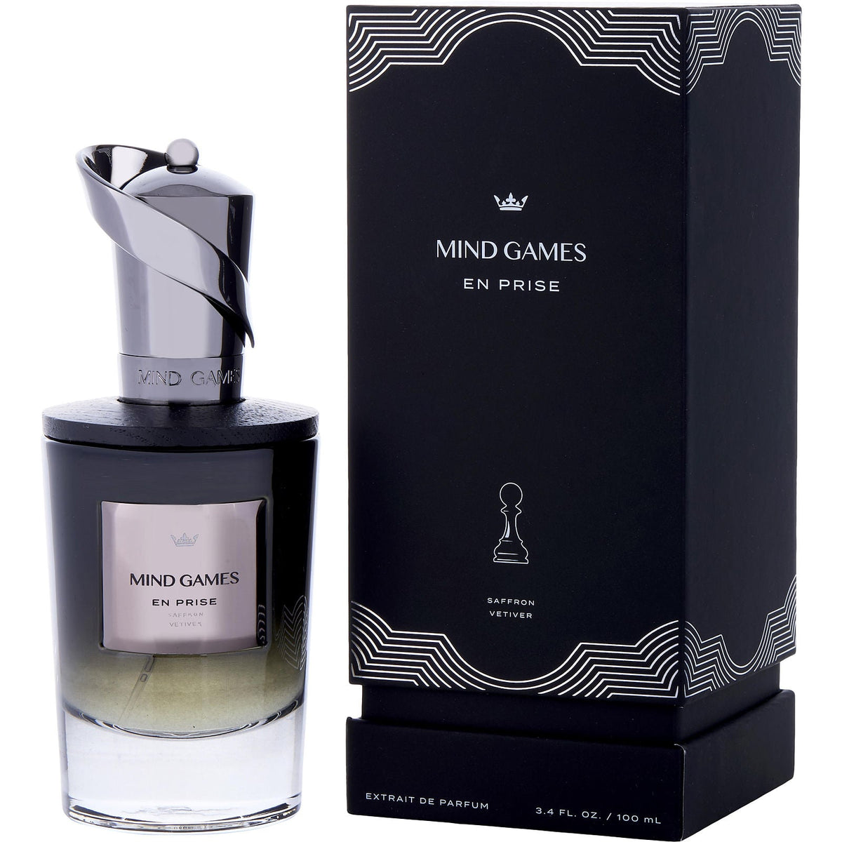 Mind Games En Prise Extrait de Parfum 100mL bottle and box