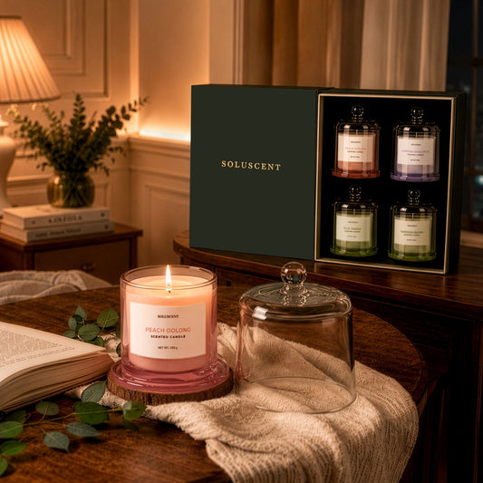 Soluscent Complete Ritual gift set with all four signature candles