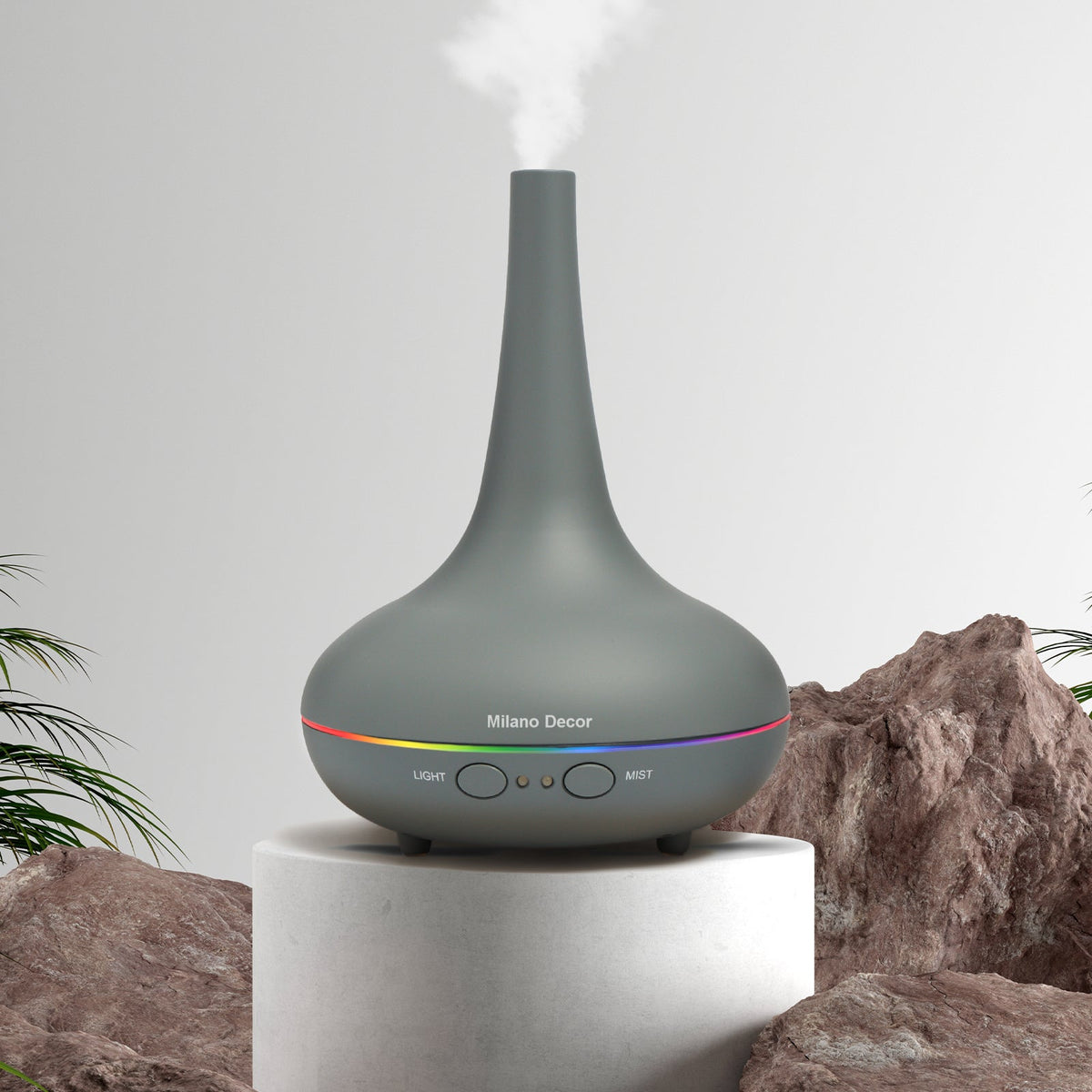 NNEIDS Milano Decor Ultrasonic Aroma Diffuser - Matt Grey colour:-3
