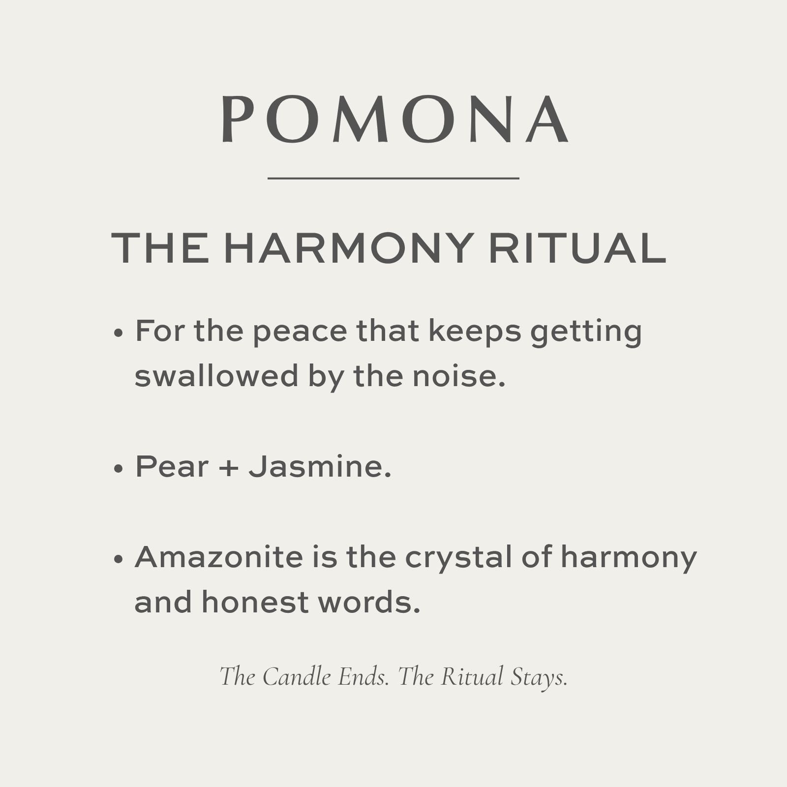 Jade + June Pomona Crystal-Infused Soy Candle – 45hr Burn supplier image 1