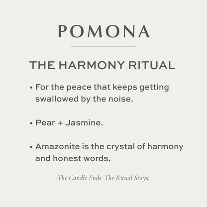 Jade + June Pomona Crystal-Infused Soy Candle – 45hr Burn supplier image 1