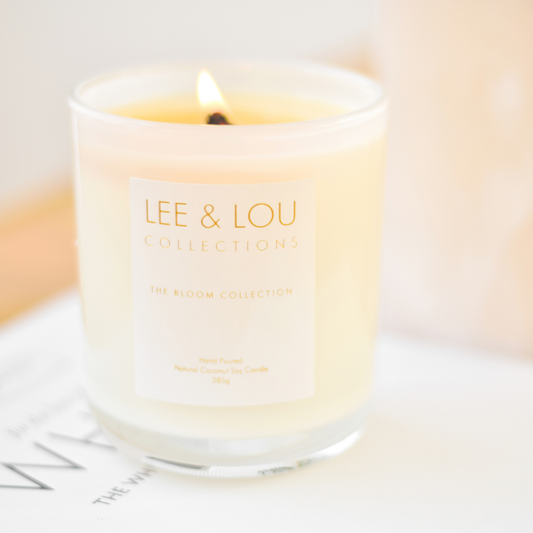 Lee & Lou Pink Champagne Bloom Candle 285g additional supplier image 1