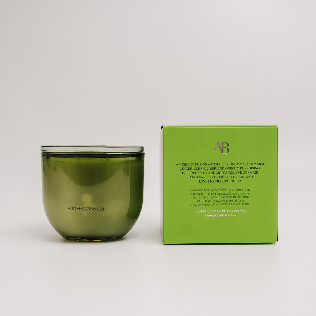 Aromabotanical Koh Samui – Thai Lemongrass & Ginger Scented Candle 400g image 2