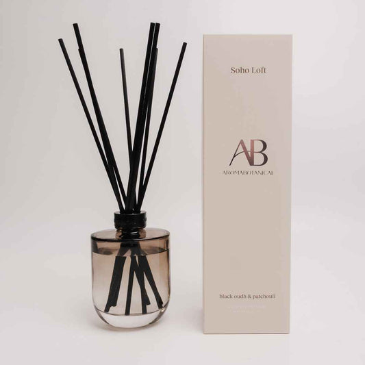 Aromabotanical Soho Loft – Black Oudh & Patchouli Reed Diffuser 400mL image 2